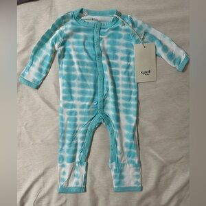 NWT Kyte BABY Aqua Tie-Dye Romper